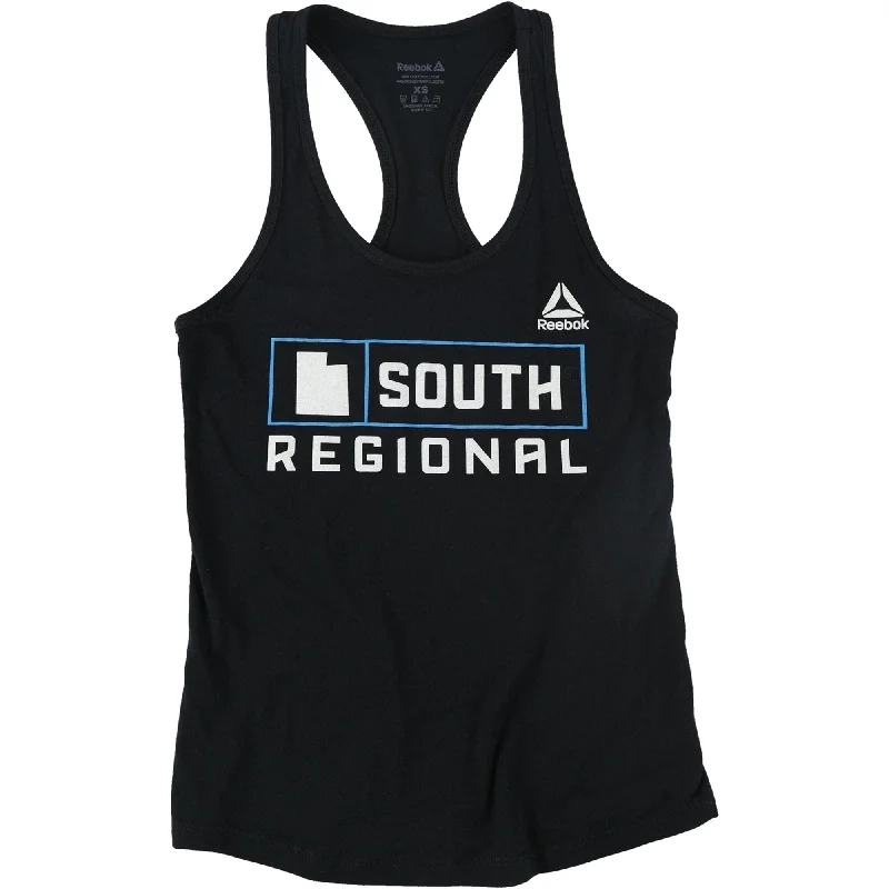 Reebok Womens CrossFit South Regional Racerback Tank Top, Black, X-Small Laid - back Women's Vibe