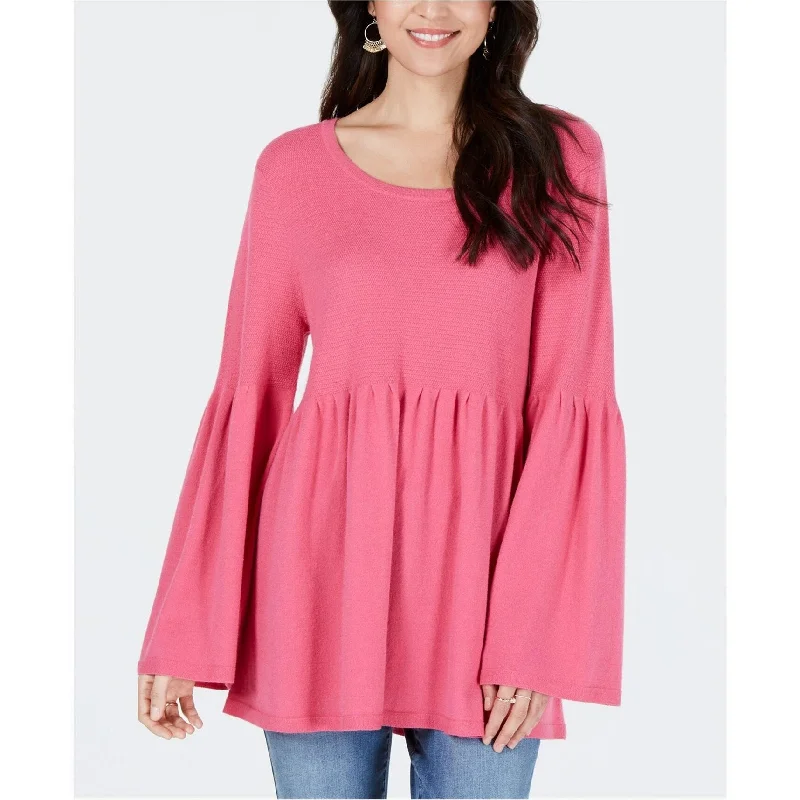 Style & Co. Womens Babydoll Pullover Sweater, Pink, X-Large Practical Women's Multi - 