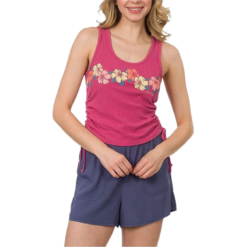 Hurley Womens Flower Chain Tank Top Vacation