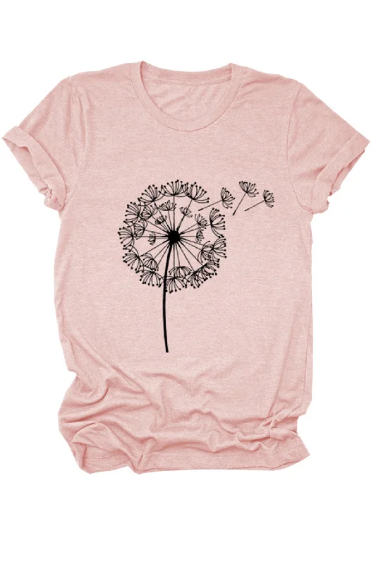 Dandelion Graphic T-shirt Vintage Women's 1970S 