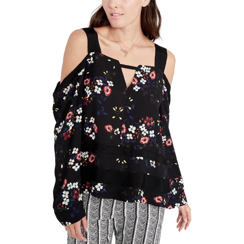Rachel Roy Womens Shoulder Peasant Blouse Feminine Women's Soft 